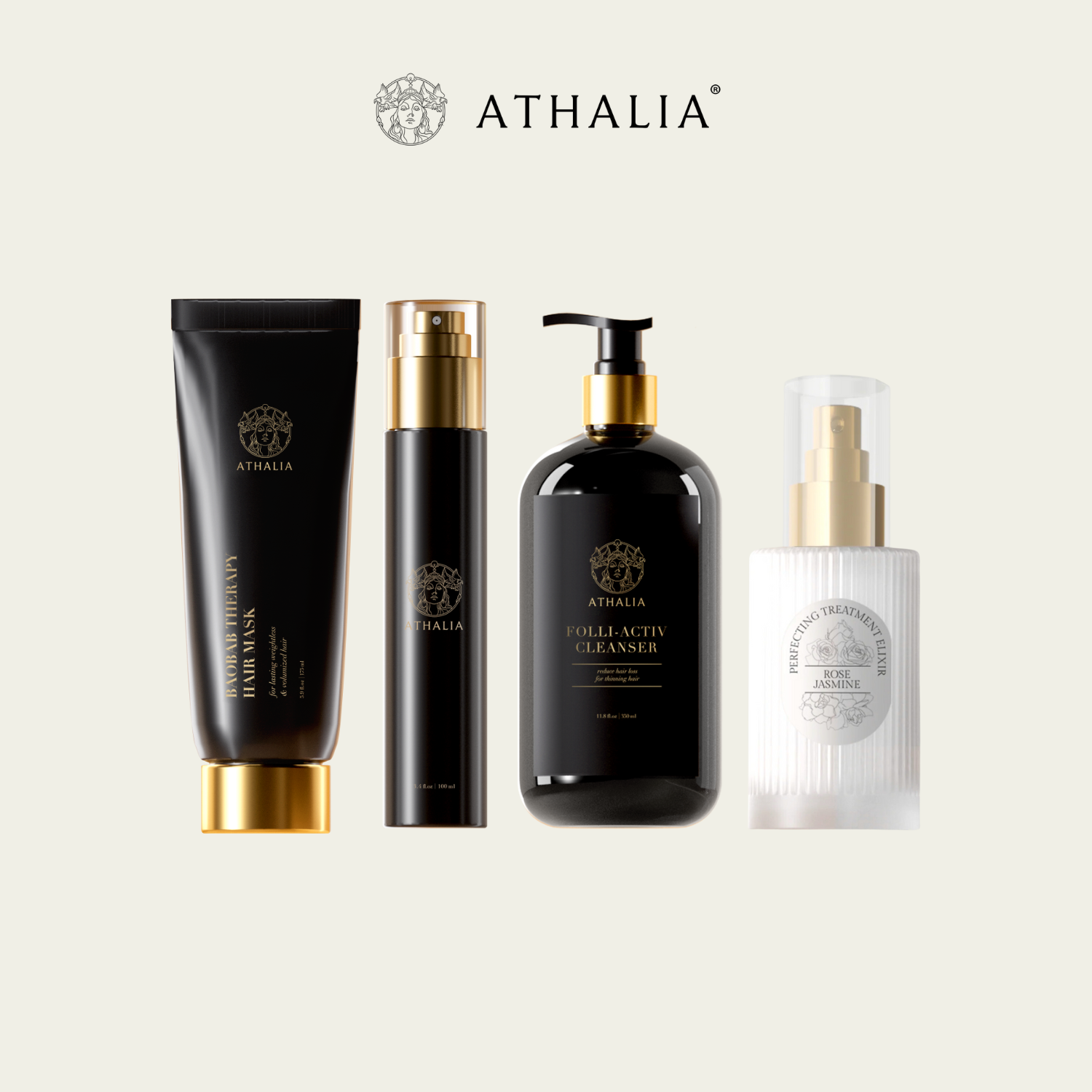 Cleanser + Hair Mask + Essence + Elixir
